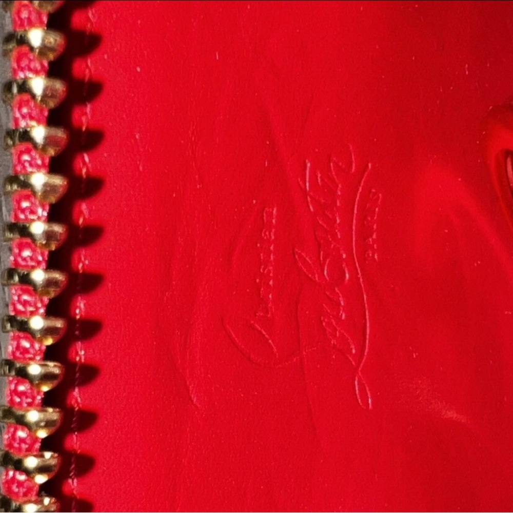Christian Louboutin Key Pouch and Gold Key Ring - Picture 11 of 12